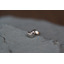 Серебряная серьга - пусета с объемным сердечком 21147001